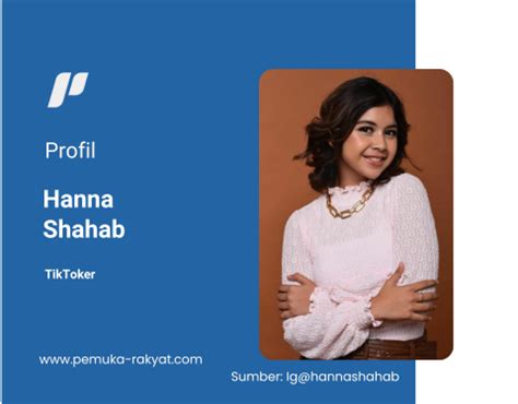 Profil Dan Biodata Hanna Shahab Tiktoker Yang Didekati Pacar Lolly