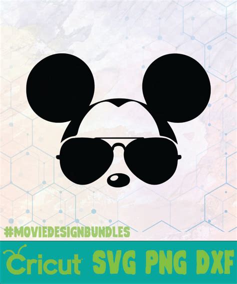 Mickey Glasses Disney Logo Svg Png Dxf Movie Design Bundles
