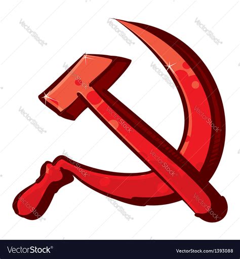 Communist symbolism usually incorporates symbols representing the industrial workers and/or the peasants of a country. Communism symbol Royalty Free Vector Image - VectorStock