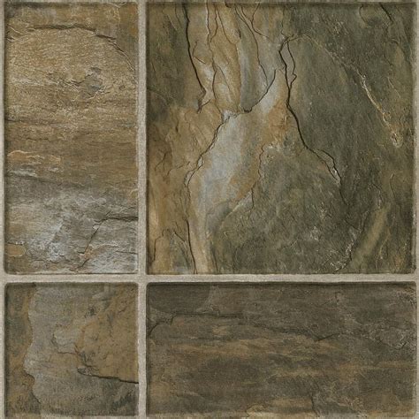 While slate look porcelain tile generally costs a bit more than ceramic it is tougher. Shop Armstrong Stones and Ceramic 15.94-in W x 3.98-ft L ...