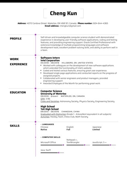 Your skills are just as important as your work experiences. Resume Examples by Real People: Business-management ...