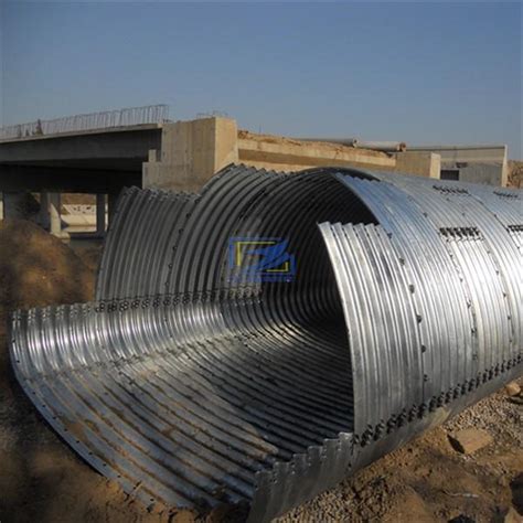Galvanized Steel Culvert Assembled By Plates Qingdao Regions Trading