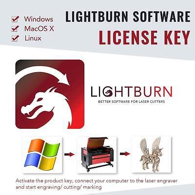LightBurn Software License Key Compatible With Linux Window Mac Ruida