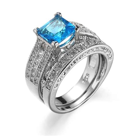 I am calling on you ladies to tell me if that is even possible, and if so please share a picture with me! 2021 Black Diamond Aquamarine Engagement Rings Vintage ...