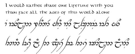 Lord Of The Rings Elvish Quotes Tattoos ~ R Quotes Daily