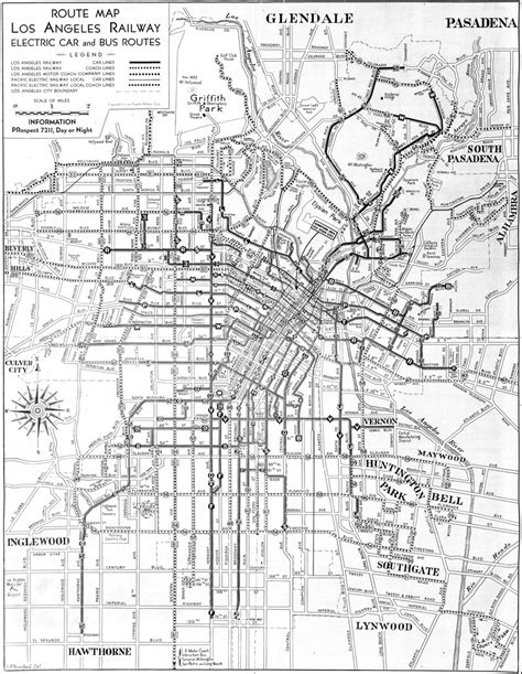 Los Angeles Railway Map