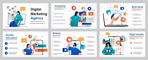 Digital Marketing Concept For Presentation Slide Template People Make