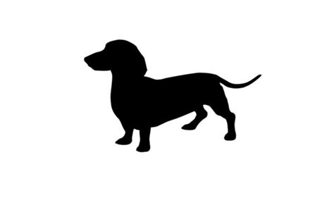 Silhouette Wiener Dog Clipart Img Egg