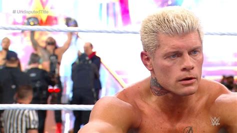 Cody Rhodes Im Working On A Rematch With Roman Reigns