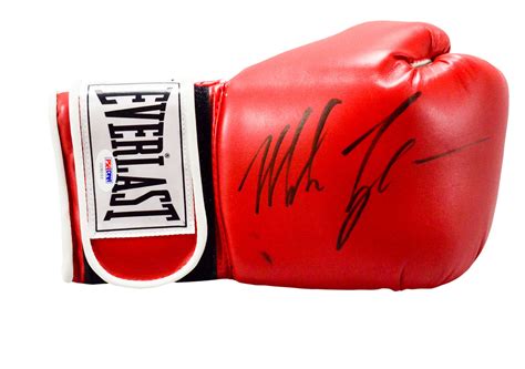 Lot Detail - Mike Tyson Signed Boxing Glove
