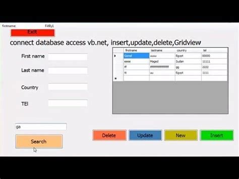 How To Display Data In Datagridview In Vb Net Using Ms Access