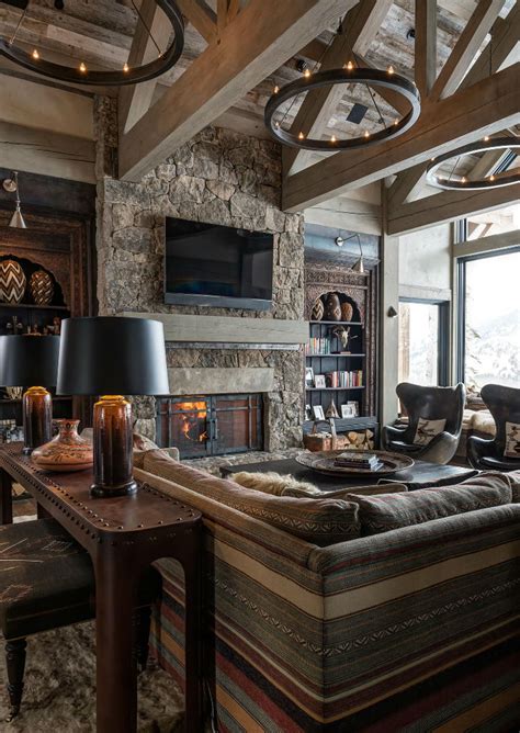 Log Cabin Style Meets Ethnic And Modern Interior Design