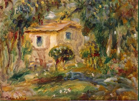 Landscape Le Cannett Painting Pierre Auguste Renoir Oil Paintings