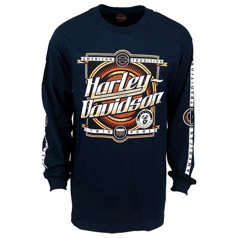 The harley tees are made from 100% cotton and nicely worn in for that true and authentic vintage look. NEW INVENTORY: Men's Overseas Tour Long Sleeve T-shirt's ...