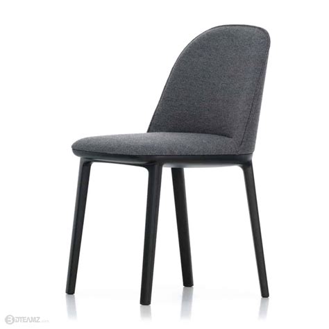 Nale in poliammide rinforzato da fibre di vetro, scocca schienale superiore flessibile. Vitra Softshell Side Chair 3D