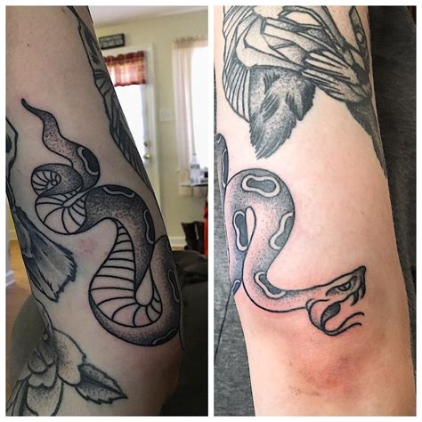 I gave her an example of what i wanted and… fast free quote. Black ink snake by Ish at Heroes and Ghosts in Richmond ...