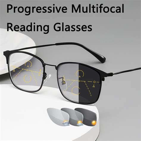 men s progressive bifocal multifocal reading glasses glassesify