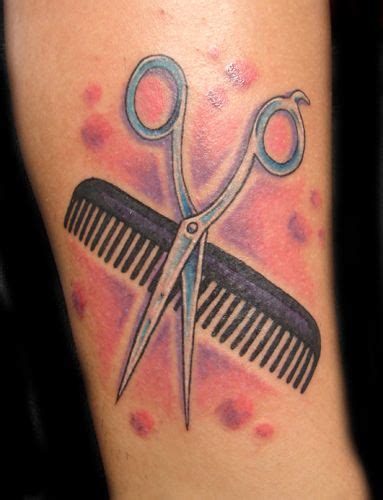 Scissor And Comb Tattoo Design Arm Work Henna Tattoo Designs Comb