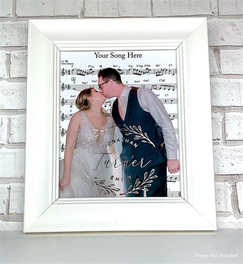 Personalized Wedding Ts First Dance Sheet Music Wall Art Etsy