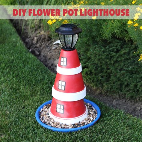 You clear the sand around the back and did a little hole beside the cactus in the dirt. Add Nautical Style To Your Yard With A DIY Flower Pot ...