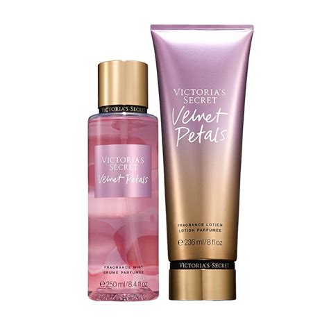Victorias Secret Velvet Petals Fragrance Lotion And Perfume Mist Set