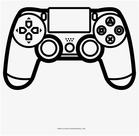 100% free toys coloring pages. Controller Coloring Page - Game Controller Coloring Page ...