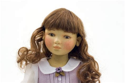 Viola Felt Molded Limited Edition Art Doll By Maggie Iacono