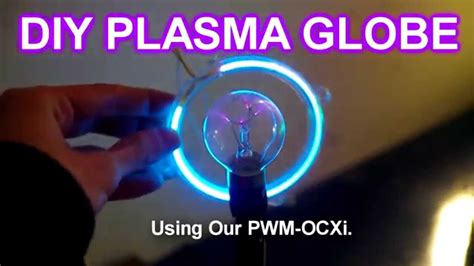 Homemade high voltage plasma ball. Simple DIY Plasma Globe - YouTube