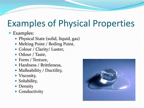 PPT - Physical and Chemical Properties PowerPoint Presentation, free ...