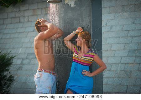 Couple Shower Images Illustrations Vectors Free Bigstock
