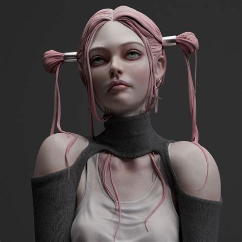 3d Model Character Character Art Character Design Cg Art Art Station Cyberpunk Art