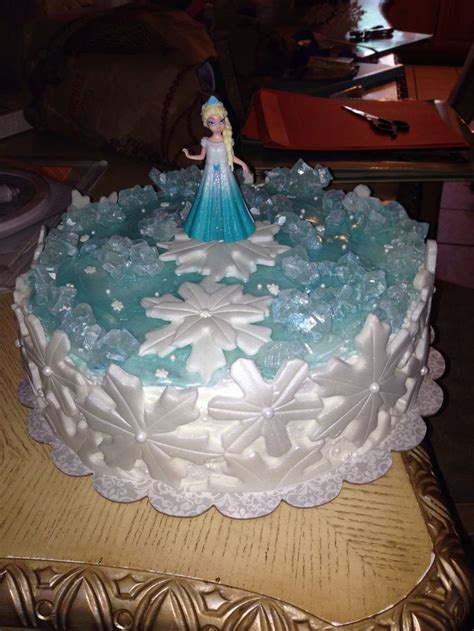 Maha wanted a frozen themed birthday party this year. frozen birthday food ideas | Disney Frozen themed cake ...