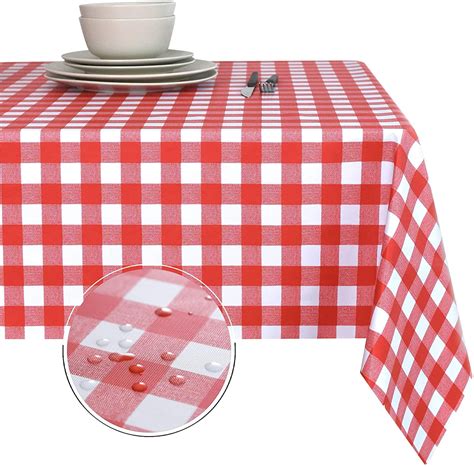 Vinyl Table Cloth Oil Proof Spill Proof 100 Waterproof Pvc Square