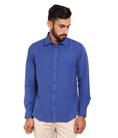 H&m has since it was founded in 1947 grown into one of the world's leading fashion companies. Classic Polo Blue Cotton Formal Shirt - Buy Classic Polo ...