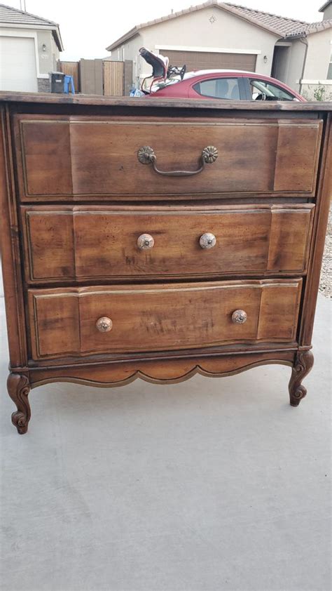 The parents' bedroom and my room are practically of the same size. Antique dresser from Lea the bedroom people for Sale in ...