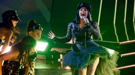 Cardi B Appears To Reveal Pregnancy During Snl Performance Abc News