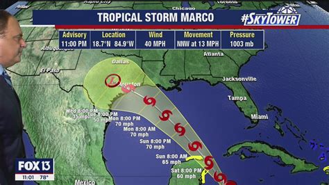 Tropical Storm Marco Forms In Northwest Caribbean Could Join Tropical