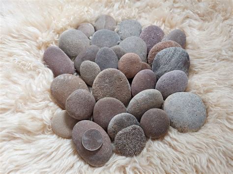 30 Small Round And Oval Smooth River Rocks From The Missouri Etsy