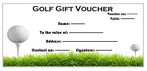 Take the stress out of gift shopping by offering your customers personalized gift certificates for any occasion. Golf Gift Certificate Template (4) - TEMPLATES EXAMPLE ...