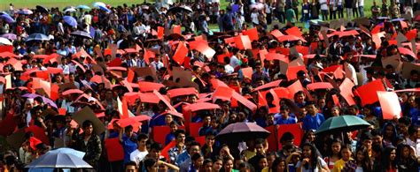 Largest Human Formed National Flag Of Nepal