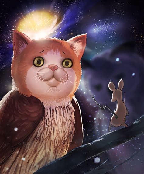 Card: Owlcat | Funny artwork, Anime, Cards