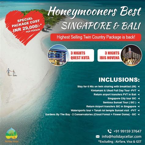 Singapore And Bali Calling For A Romantic Getaway Special Honeymoon