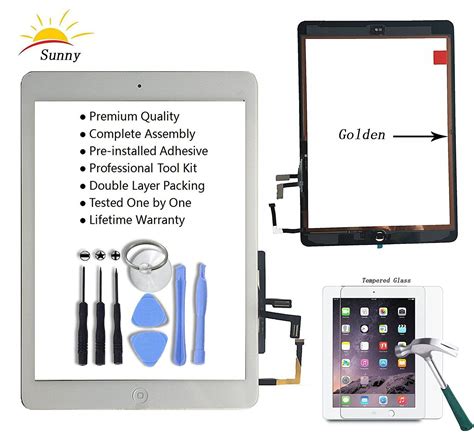 Sunny Ipad 5 Ipad Air 1st Screen Replacement Touch Screen Glass