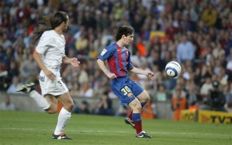 15 Años Del Primer Gol De Messi Con El Barcelona