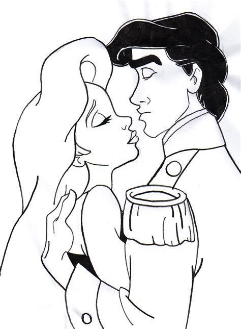 ariel and eric coloring pages at free printable colorings pages to print and