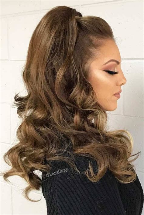Add the slightest curl to your hair to give it some dimension and you are finished. Pin on makeup & hair