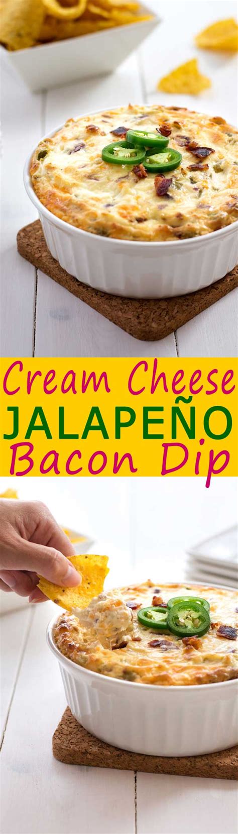 Jalapeño Cream Cheese Dip With Bacon Kitchen Gidget