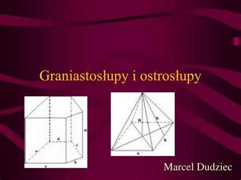 PPT Graniastosłupy i ostrosłupy PowerPoint Presentation free