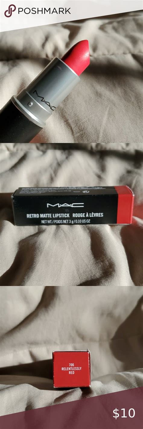 Mac Retro Matte Lipstick 706 Relentlessly Red Mac Retro Matte