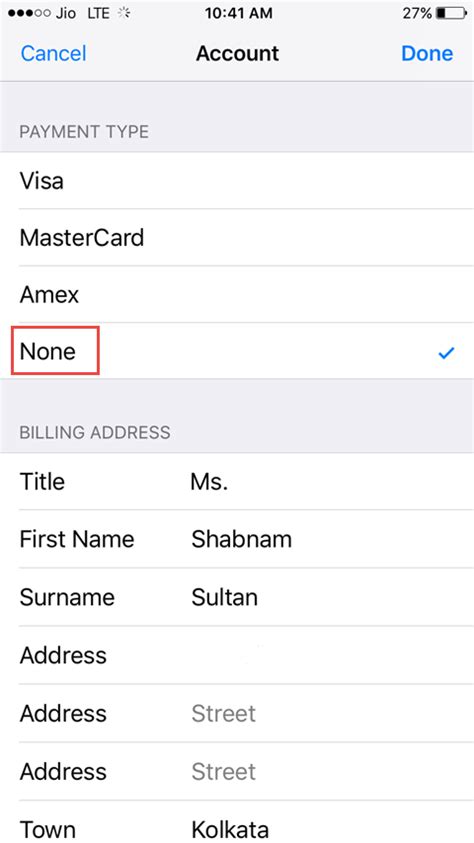 Although apple asks for payment information while you create a new apple id by default, there's a nifty trick that you can use to avoid adding any credit card as for the last step, you'll receive a six digit code from apple in your email for verification of the account. Change/Remove Credit Card From Apple ID On iPhone, iPad